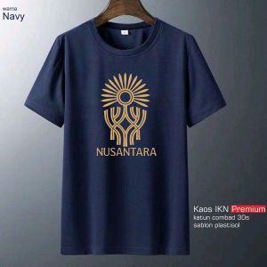 Kaos IKN Premium/ Kaos Nusantara/ Kaos IKN Nusantara/ Kaos Distro IKN/ Kaos Logo IKN