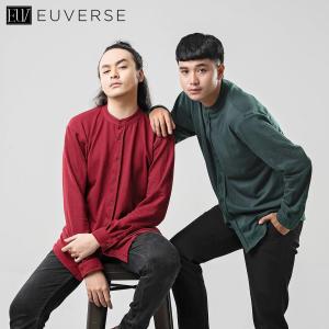 EUVERSE Kemeja lengan panjang Ciangi (SHANGHAI) - Kemeja pria wanita uniseks lacoste