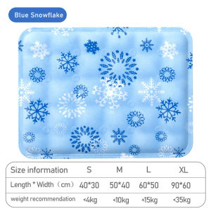 Dog Cooling Bed Mat Pet Cooling Bed Mat Gel Ice Breathable Waterproof Pet Dog Cat Sleeping Bed Mat