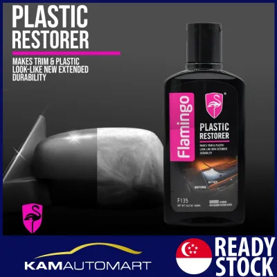 Flamingo Plastic Restorer 300ml Car Care (KAM AUTO MART PTE LTD)