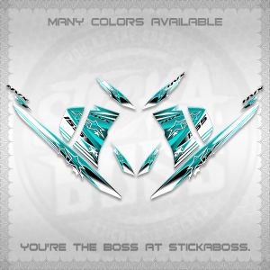 AEROX V2 FOR WHITE INDO DECALS (2026 CULTURE STAR DESIGN) STICKER KITS BY STICKABOSS