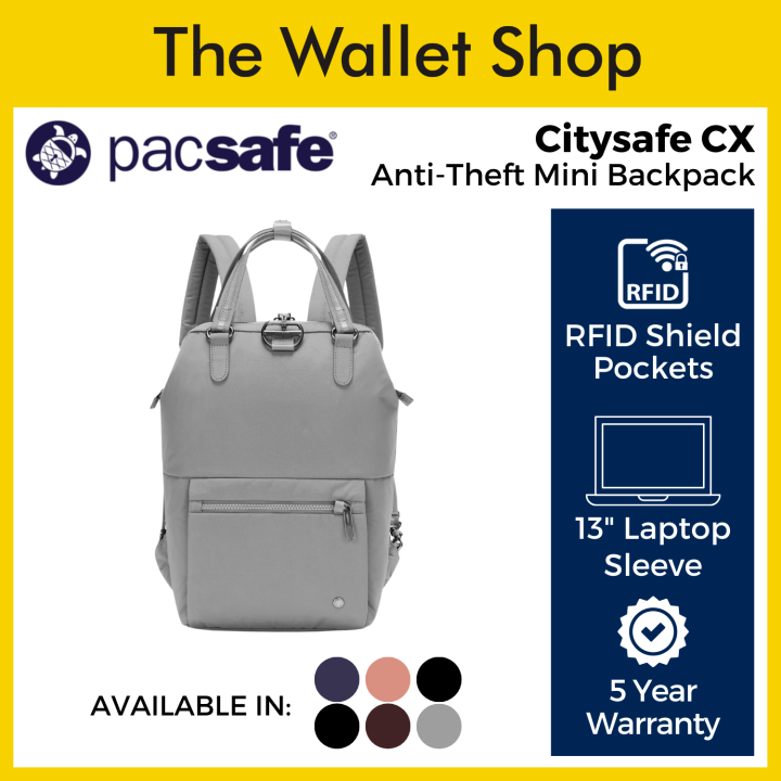 Pacsafe Citysafe CX Anti-Theft Mini Backpack | Lazada Singapore