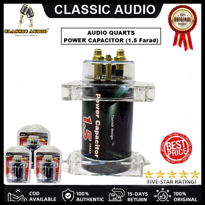 High Performance Car Audio Power Capacitor (1.5 Farad) - High Quality