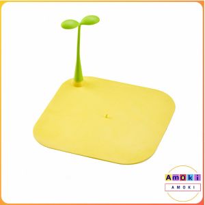 AmoKi Thick Silicone Floor Drain Deodorant Cover Bathroom Deodorant Insect-Proof Bean Sprouts Shape