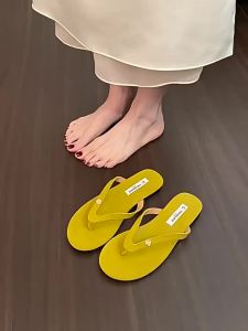 [Free Shipping] Womens flat sandals for summer 2025 new style gentle flip-flops