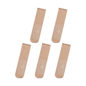 RUANGE 5Pairs Ultra-thin Non-slip Crystal Silk Socks Nylon Transparent Women Invisible Socks Casual Short Stockings Spring