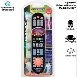 Universal Remote Control CYBERTEC Spare Remote | Compatible with All Major Television Brands and Smart TVs | Cybertec RM1107 | Television Remote High Quality Fast Shipping Model RM1107 RM1107+3