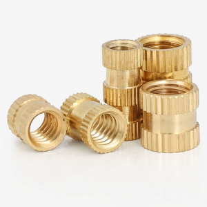 M1.4 M1.6 M1.7 M2 M2.5 M3 M4 M5 M6 M8 Solid Brass Copper Hot Melt Thread Injection Molding Knurl Embedded Nutsert Insert Nut