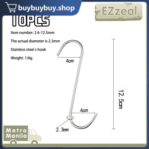 10pcs Stainless Steel Meat Hooks Butcher Hook Beef Hook Pork Hook For Hanging Meat