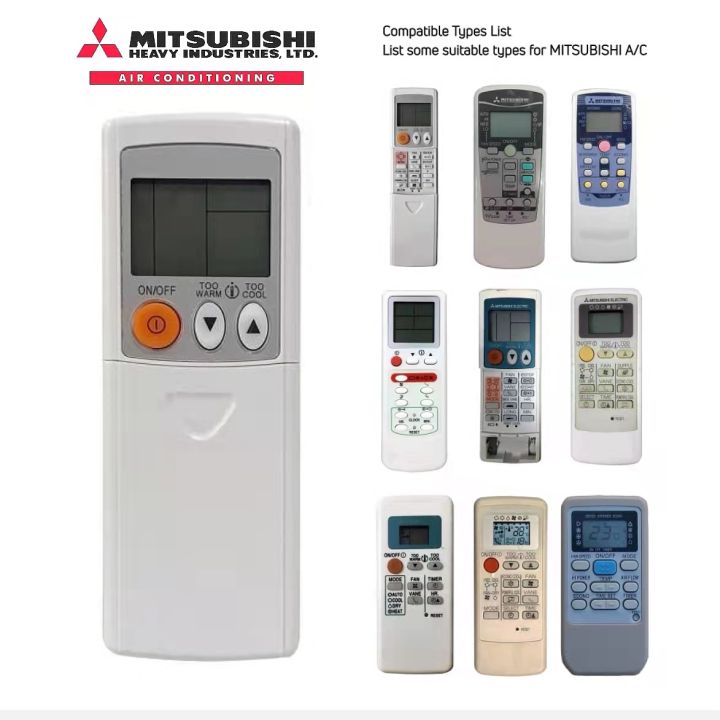 Universal Remote Control For Mitsubishi Aircond Air / Conditioner (KS
