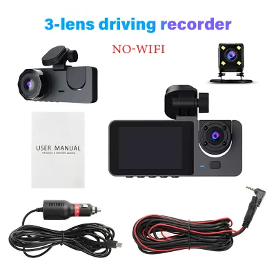 1080P Dual Lens Dashcam Car Camera Recorder Dash Cam Car HD 170° Front Dashboard Camera Rear View Camera Front and Rear Dual Channel Recording