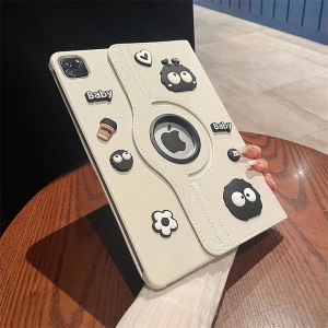 CrashStar 360° Rotating Cute Cartoon Briket Leather Flip Tablet Case For iPad Mini 7 6 5 4 Air 6 5 4 3 2 iPad 11 2025 10 9 8 7 Gen iPad Pro 11 inch 12.9 inch M4 M3 M2 2024 iPad 7.9 8.3 9.7 10.2 10.5 10.9 13 inch iPad Casing Pad Cover
