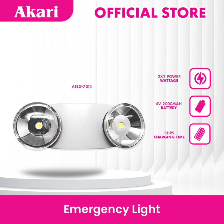 Akari LED Emergency Light (AEL7013) Lazada PH