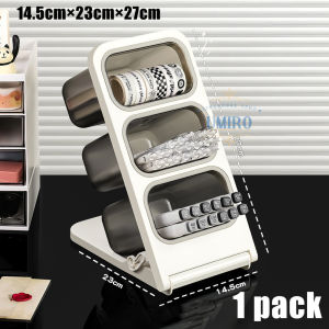 [SG]Large-capacity pen holder with slanted insert suitable for desktop stationery watercolor pens and markers