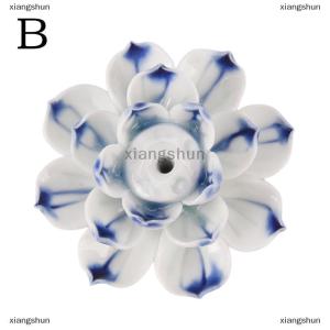 [COD] xiangshun Incense Stick Holder Lotus Catcher Plate Natural 1 3 Holes