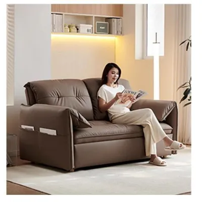 Scratch Proof Folding Sofa Bed Space Saving Pull Out Couch for Small Apartment Living Room 2 in 1 Convertible Single/Double Sleeper with Cat Claw Resistant Fabric + Free Shipping