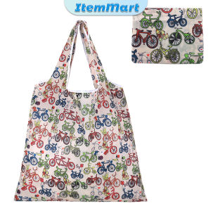 ItemMart Shopping Bag Waterproof Foldable Lightweight Folding Tote Reusable Bags