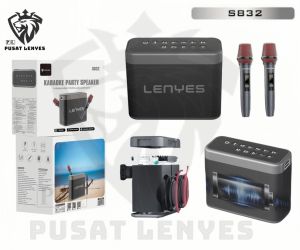 S832 - Speaker LENYES S-832 200W Outdoor KTV Wireless Speaker + Microphone Karaoke Bluetooth 5.0 Heavy Bass TWS