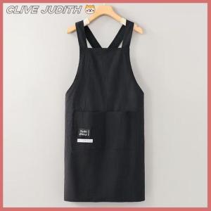 CISWGE Cooking Kitchen Aprons Breathable Wear Resistant Adult Waist Aprons Anti Fouling Soft Restaurant Work Clothes Home