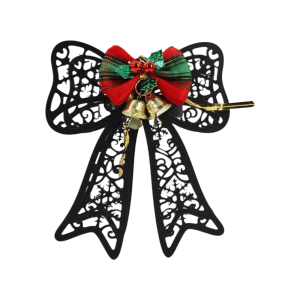 TWCEJE168 Deer Elk Christmas Candle Holder Snowflake Bell Christmas Ornaments Festive Atmosphere Hollowed-out Xmas Desk Decoration Dining Table