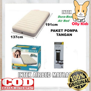 Ollykids INTEX 64102 Kasur Angin Traveling Double Series 137x191x25cm Kasur Portable High Quality