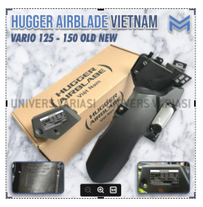 HUGGER ATAU SPAKBOR KOLONG AIRBLADE 1 SET HUGGER TANK REVOIR COVER TANK RESEVOIR FREE 1 STICKER WARNING COCOK UNTUK MOTOR VARIO 125/150 OLD NEW
