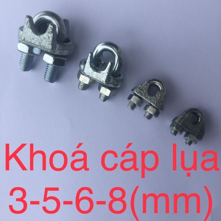 Khóa cáp, ốc xiết cáp, ma ní xiết cáp lụa, khóa dây cáp tăng đơ, cóc ...