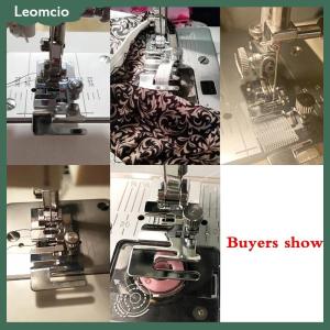 [Leomcio] เครื่องเย็บผ้าแบบถักขอบแบบถักงานประดิษฐ์ทำด้วยตัวเองสำหรับใช้ในครัวเรือน