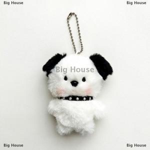 [COD] Big House Cartoon Cute Plush Collar Puppy Doll Toys Pendant Backpack Hangings Decoration Gifts