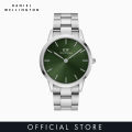 Daniel Wellington Iconic Link Emerald Watch 40mm Silver - Green dial - Watch for men - DW official - Fashion watch. 