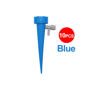 Gbest 10Pcs Automatic Watering Device Slow Release Plant Self Watering Micro Dripper Adjustable Water Flow Flower Pot Water Timer Valve Auto Irrigation Dripping System