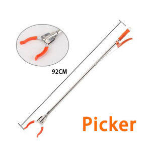 Stainless Steel Garbage Collector 92CM Outdoors Garbage Picker Household Cleaning Tools No Need To Bend Down To Prevent Dirty Hands