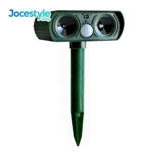 Ultrasonic Cat Dog Repeller Infrared Solar Mice Drive Out Devices Multifunctional Waterproof PIR Motion Detector Gardening Supplies