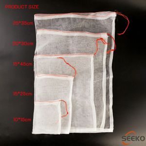 Seeko Reusable Fruit Nylon Protection Bags Bird Net Barrier Bag for Garden Plant Flowers
