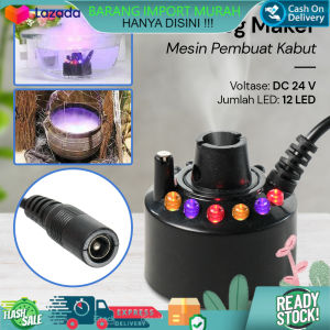 BELI 2 DAPAT POTONGAN 7K🔥 BUAT KONTEN LEBIH MENARIK - Mist Maker Mesin Kabut Humidifier Pembuat Embun Fogger Fog Uap Nebulizer Spray LED Lampu Ultrasonic - kabut konten - konten menarik - uap estetik - asap konten - asap videografi - asap estetik