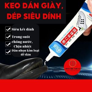 Keo Dán Giày Dép Siêu Dính Nôi Địa Trung Cao Cấp Chất Lượng Vượt Trội Trong Suốt Chống Nước Chịu Nhiệt Không Mùi Trùm Sỉ Gia Thành