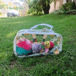 Tempat kosemetik seiri bunga Tas makeup kecil lucu Tas makeup anti air | 2259 [TERMURAH!!!]