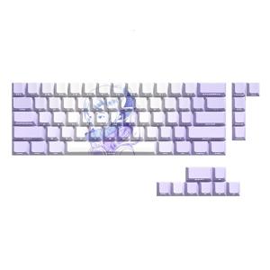 74 Key Original Height Keycaps Crafted from PBT with Side Printed for Mechanical Keyboards Comfortable Typing