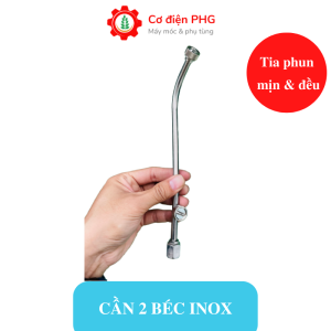 Cần 2 béc inox phun sương dùng cho phun tưới cây tưới lan | Bình xịt điện