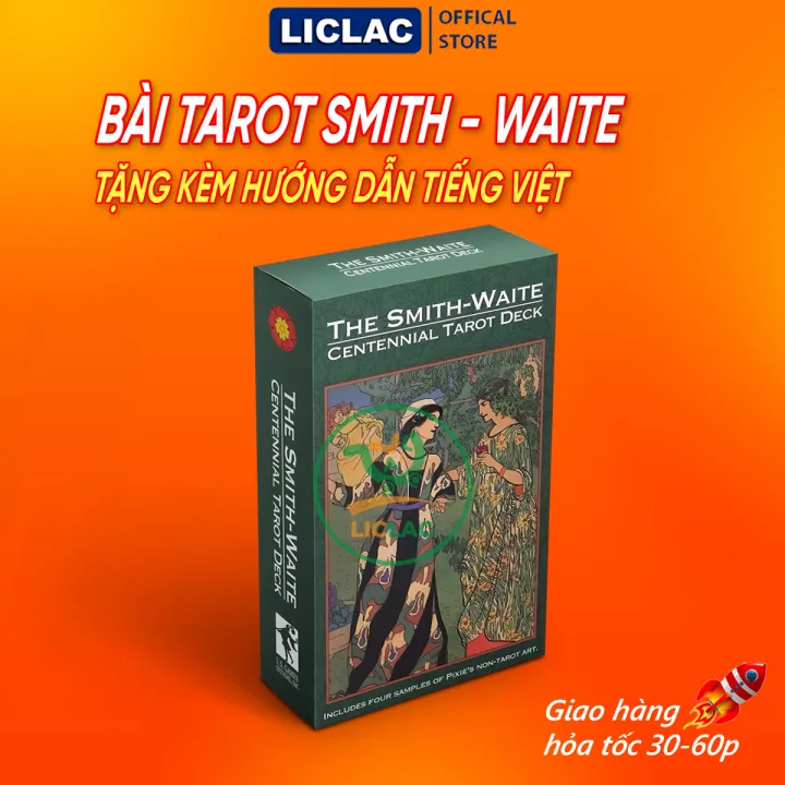 Bài Tarot Smith - Waite Centennial Edition bản Cao Cấp + TẶNG giấy ...
