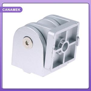 【CANAMEK】 For 20 30 40 Series Aluminum Profiles 2020 3030 4040 Zinc Alloy Hinge Industrial Aluminum Adjustment Angle Connector