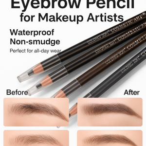 Matte Wooden Eyebrow Pencil Set