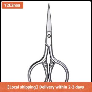 【Local shipping】 1Pcs Stainless Steel Small Makeup Grooming Scissors Eyebrows For Manicure Nail Cuticle Beard And Mustache Trimmer Nose Hair Tool