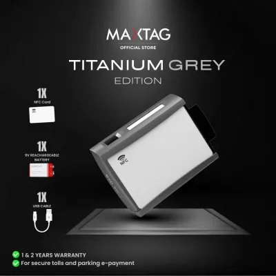 Maxtag Sm@rt T@g Toll Readers - Titanium Grey