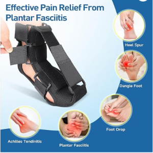 1Pcs Plantar Fasciitis Night Splint Socks Support Back Sagging Foot Bracket Soft Stretch Boot Splint for Foot Sleep Brace