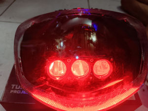 Lampu Led Predator Spacy Devil Jauh dekat