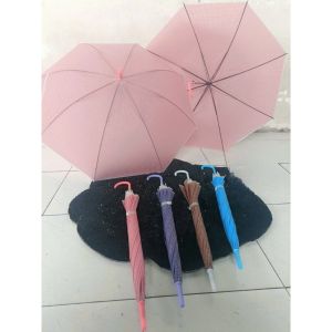 Ô Dù Gấp Gọn Ô Dài Mờ Trong Suốt Nilon Mã 1024-Phúc Hưng Phát-Ô Dù Che Mưa Cầm Tay Tiện Lợi