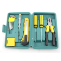 Hardware tool set family combination 12 pieces set portable car repair general electrician's tool kit car emergency tool box combination set supplies spare tools. 