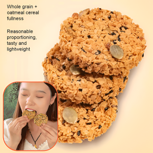 Pumpkin oatmeal crisps cereal sesame grains crispy nuts roasted snacks snacks office snacks