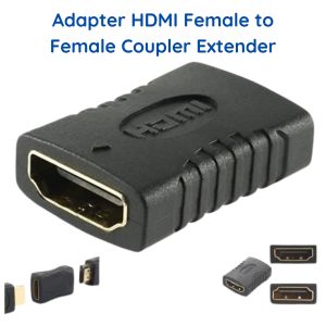 Barel Sambungan HDMI Feale to HDMI Female Extension Penyambung Kabel HDMI Male Adapter Extender HDTV